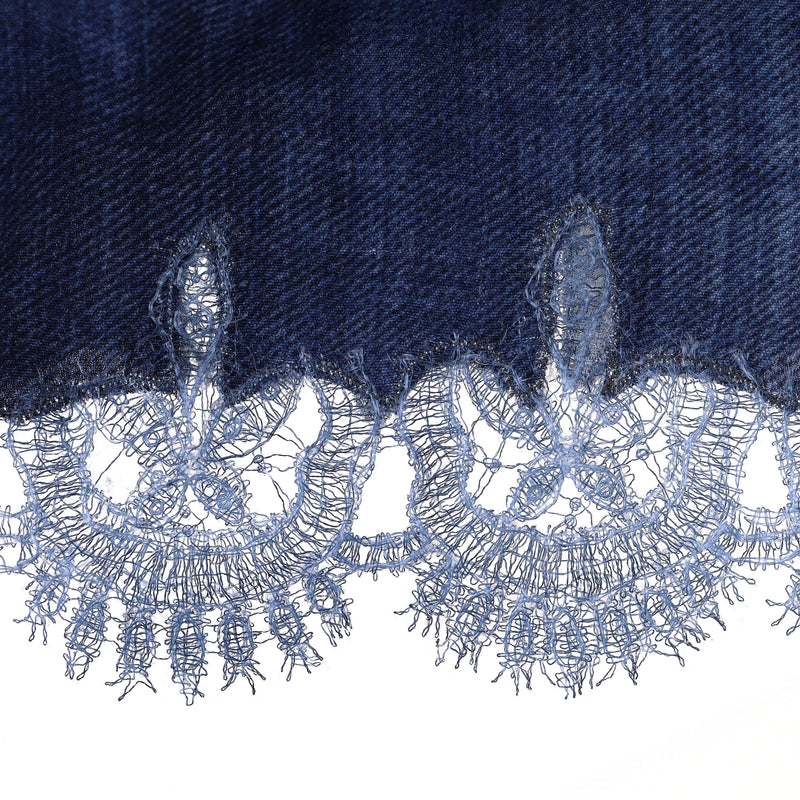 Ermanno Scervino Lace Embellished Shirt. Size 44IT