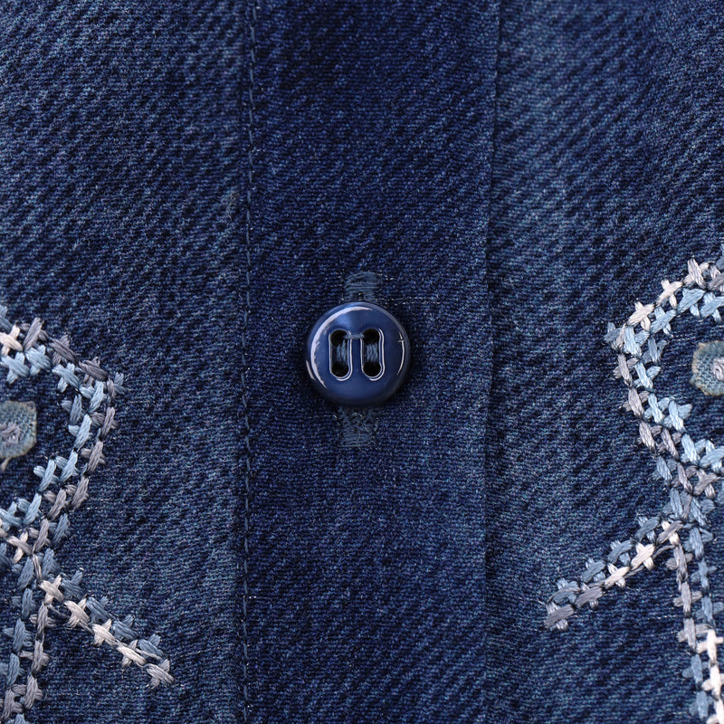 Ermanno Scervino Lace Embellished Shirt. Size 44IT