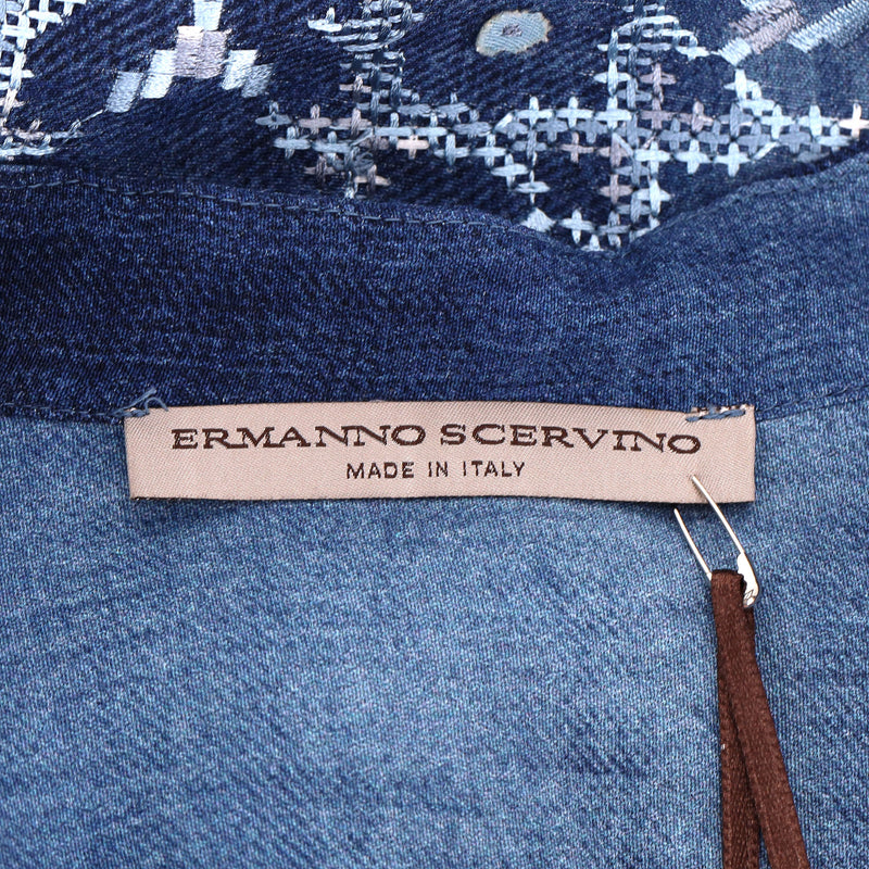 Ermanno Scervino Lace Embellished Shirt. Size 44IT