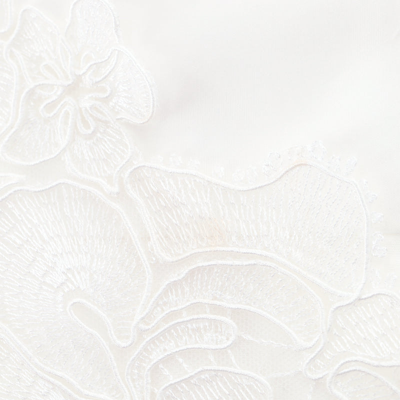 Ermanno Scervino Lace Embroidered Cotton Top. Size 44IT