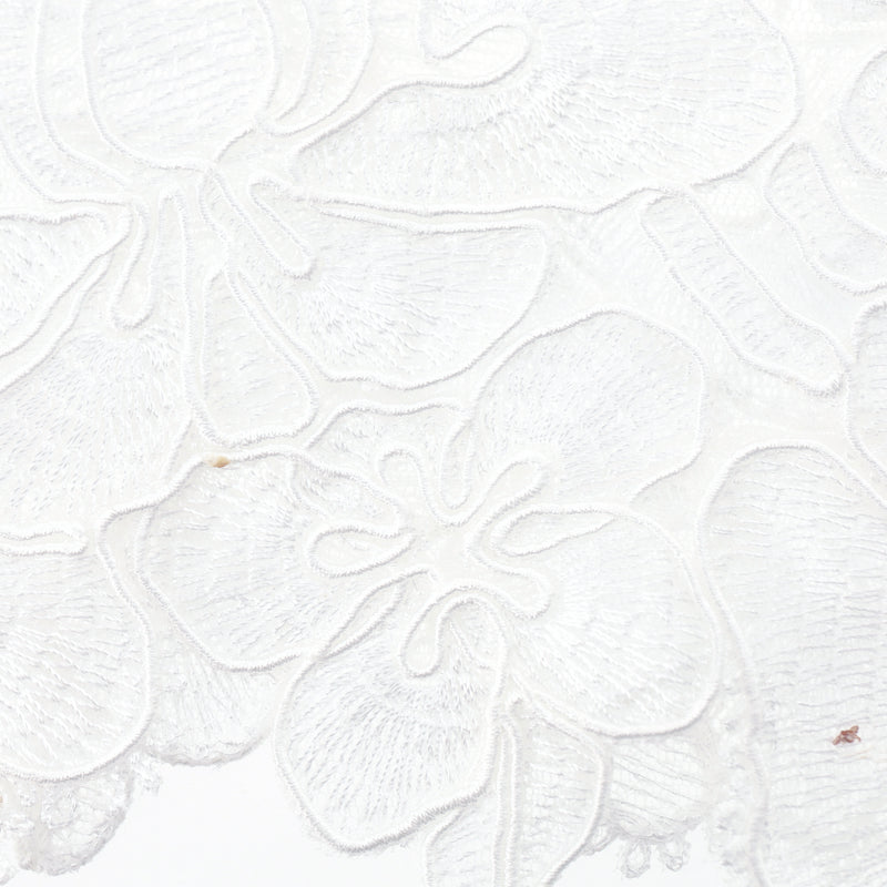 Ermanno Scervino Lace Embroidered Cotton Top. Size 44IT