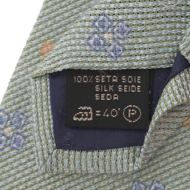 Ermegildo Zegna Printed Silk Tie