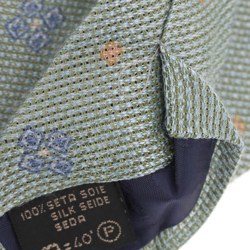 Ermegildo Zegna Printed Silk Tie