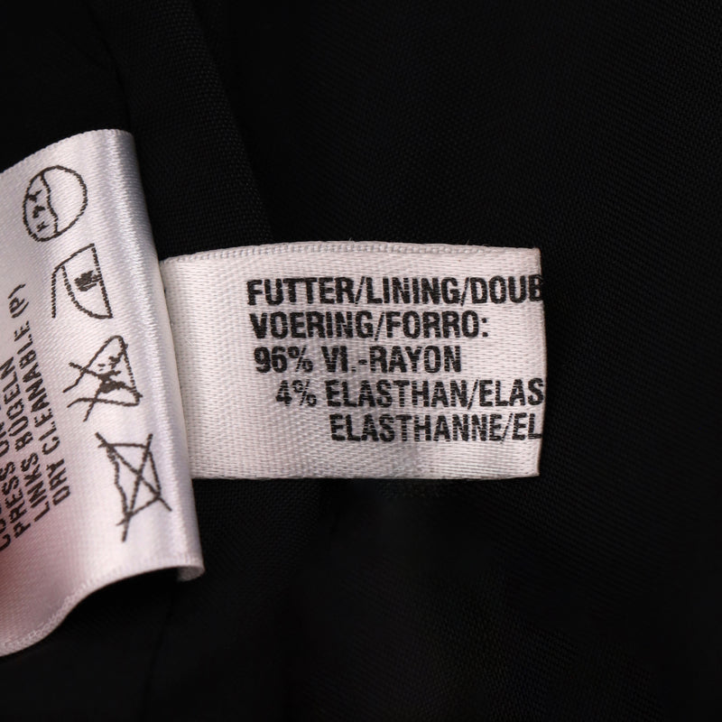 Escada Leopard Print Wool Blazer/Jacket With Leather Side Panels. Size 40FR