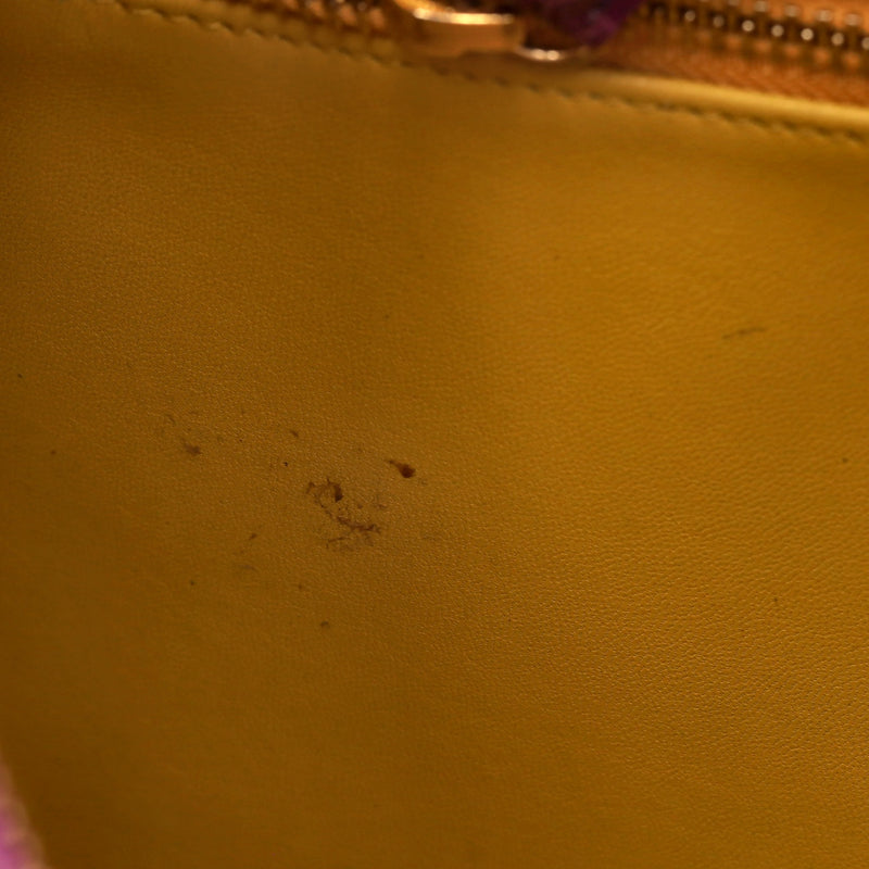 Ethan K Crocodile Skin Bowler Bag
