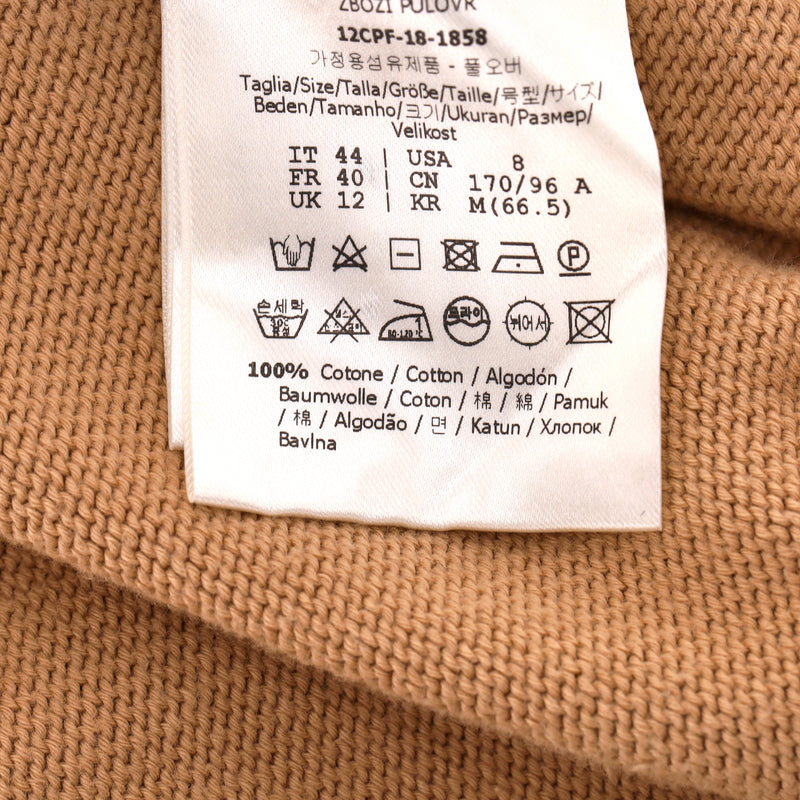 Fendi Knitted Cut-Out Detail Cotton Top. Size 44IT