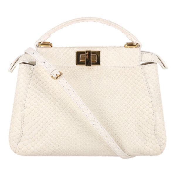 Fendi Python Skin Mini Peekaboo Bag