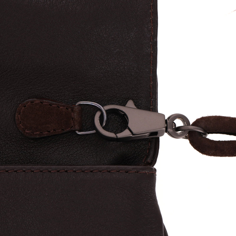 Fendi Leather Vintage Bag With Suede 'FF' Logo