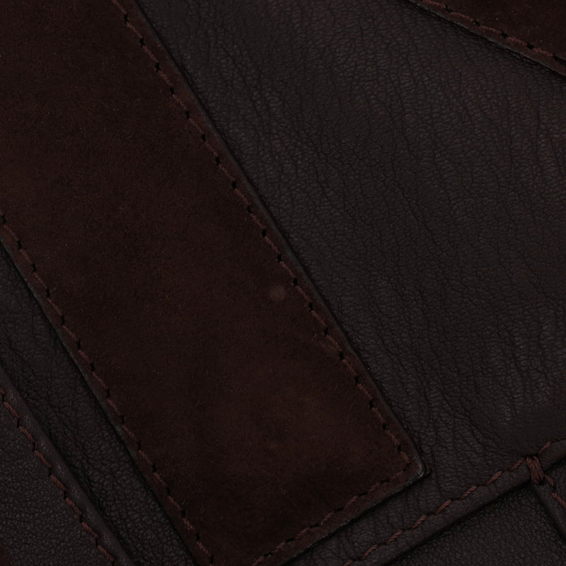 Fendi Leather Vintage Bag With Suede 'FF' Logo