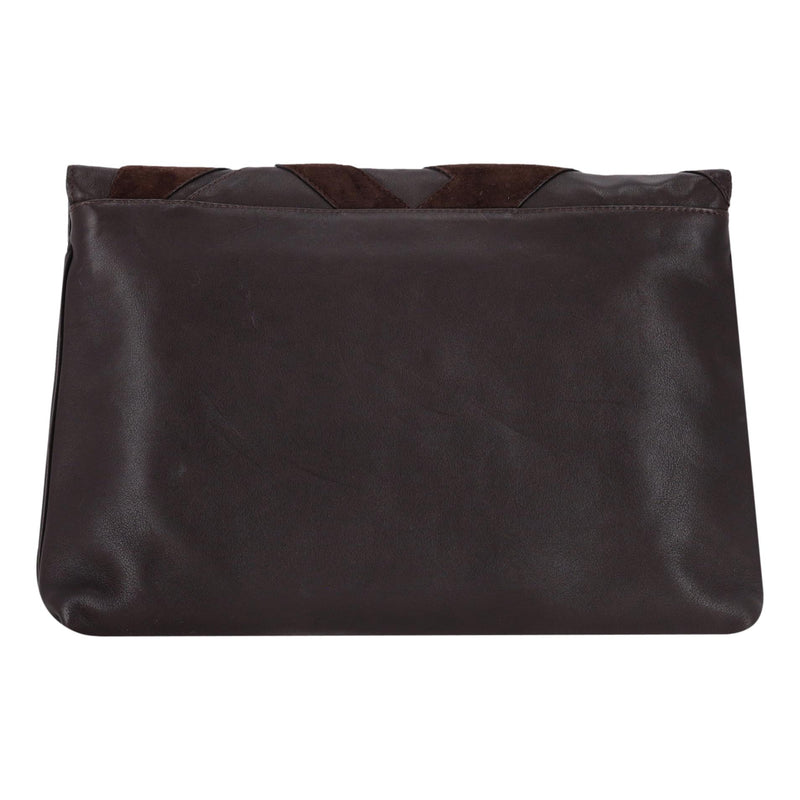 Fendi Leather Vintage Bag With Suede 'FF' Logo