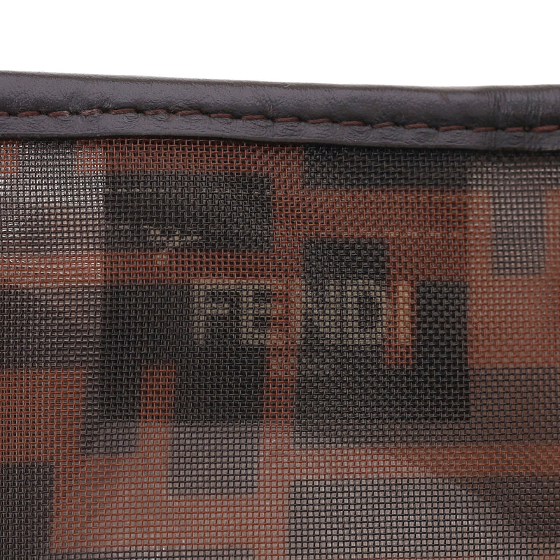 Fendi Mesh Vitello Century 'FF' Monogram 1974 Kan Shoulder Bag