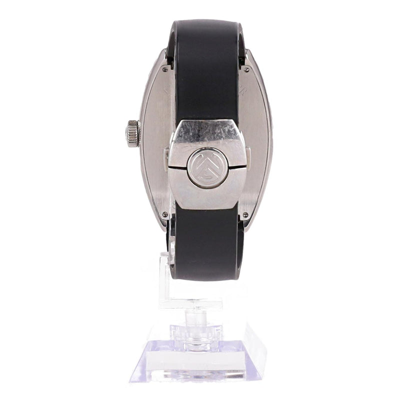 Franck Muller Stainless Steel Casablanca Watch With Rubber Strap