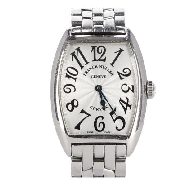 Franck Muller Cintrée Curvex Watch In Stainless Steel