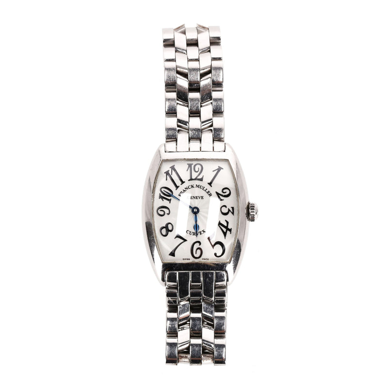 Franck Muller Cintrée Curvex Watch In Stainless Steel