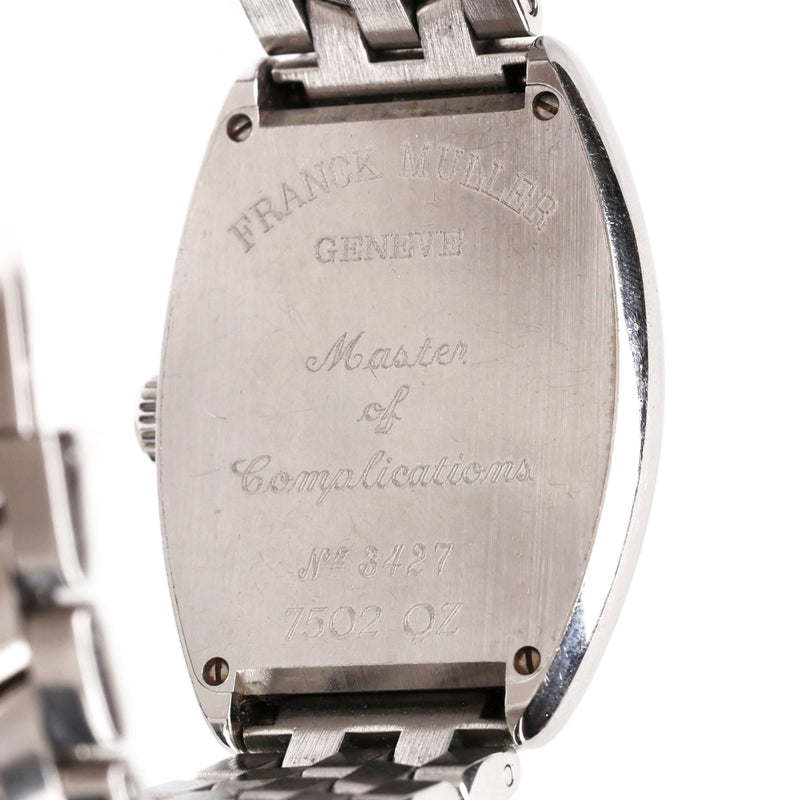 Franck Muller Cintrée Curvex Watch In Stainless Steel