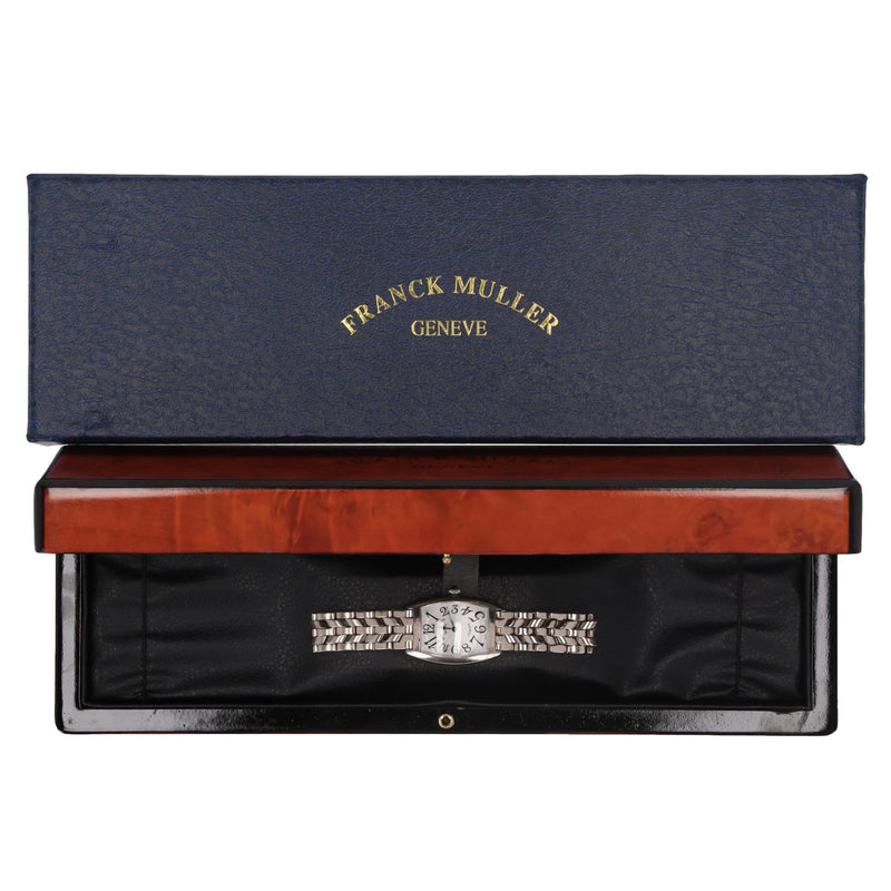 Franck Muller Cintrée Curvex Watch In Stainless Steel