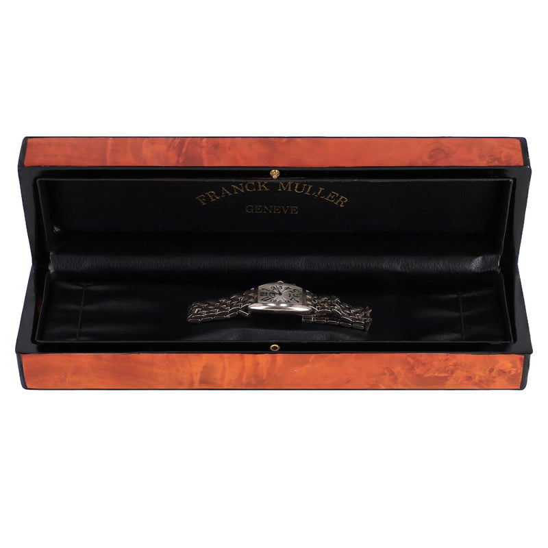 Franck Muller Cintrée Curvex Watch In Stainless Steel