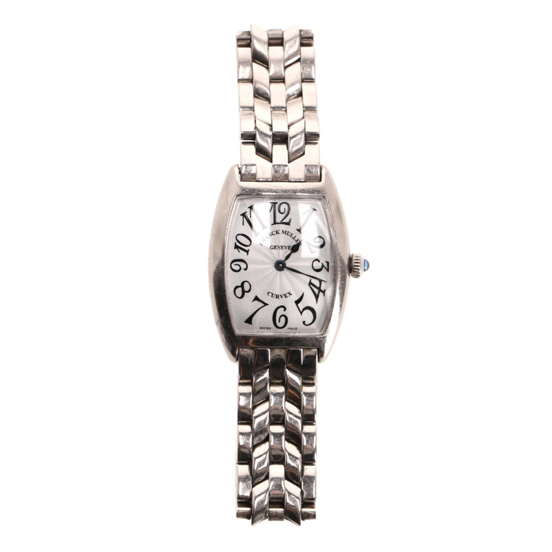 Franck Muller Cintrée Curvex Watch In Stainless Steel