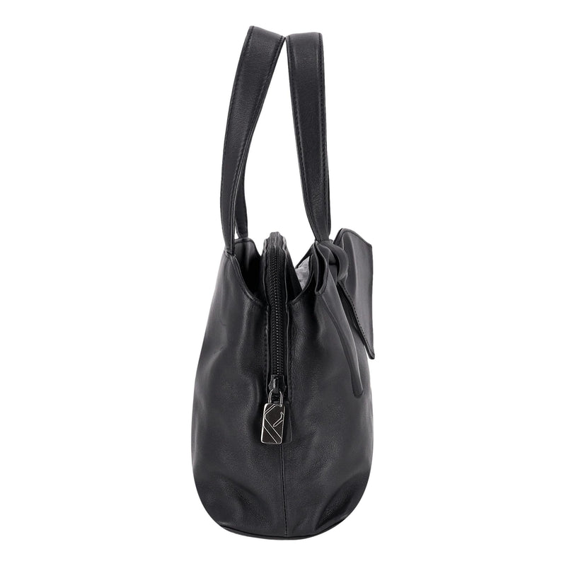 Furla Bow Embellished Leather Bag