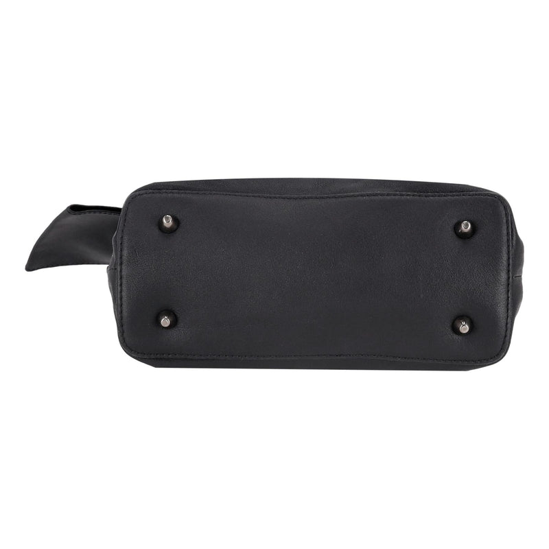 Furla Bow Embellished Leather Bag
