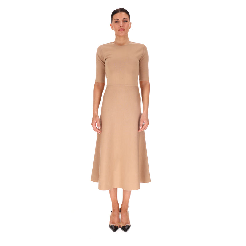 Gabriela Hearst Wool, Cashmere & Silk Blend Midi Dress. Size M