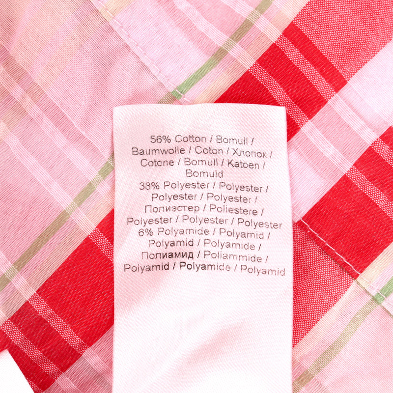 Ganni Checked Cotton Blend Dress. Size 34FR