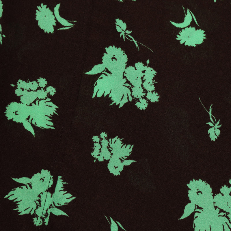 Ganni Printed Crepe Shirt Dress. Size 36FR