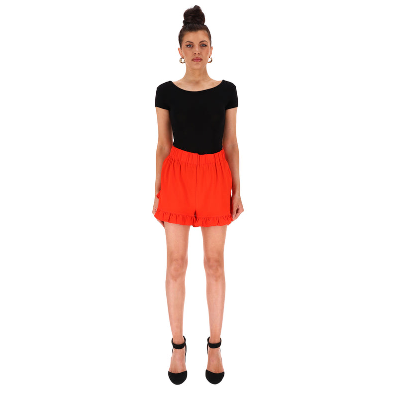 Ganni Ruffled Trim Shorts. Size 36FR