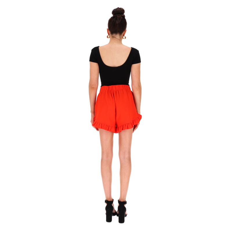 Ganni Ruffled Trim Shorts. Size 36FR