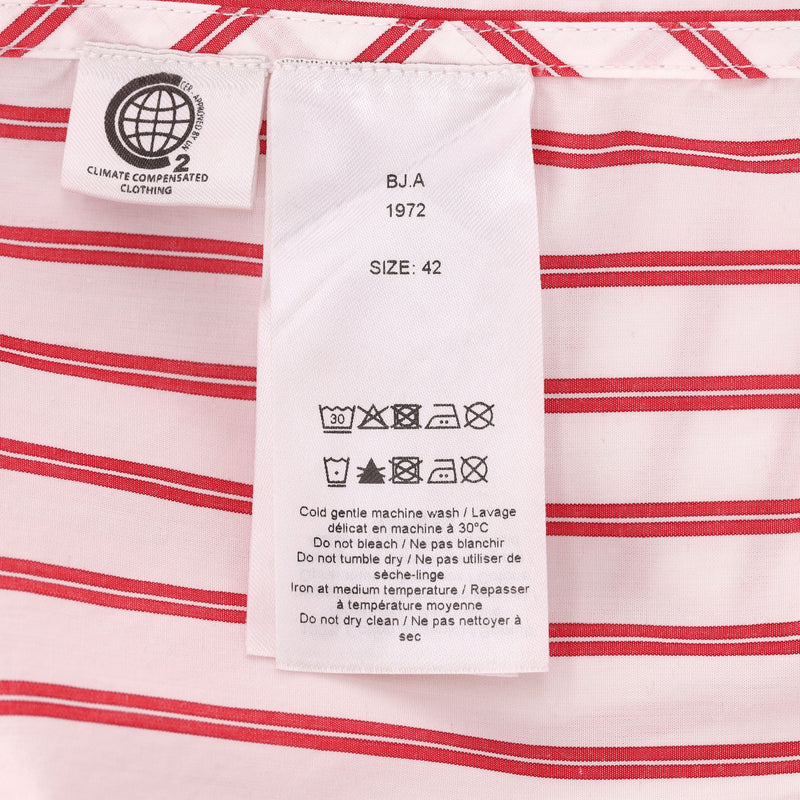 Ganni Striped Cotton Shirt Dress. Size 42IT