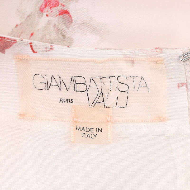 Giambattista Vali Cotton & Silk Floral Top. Size 42IT