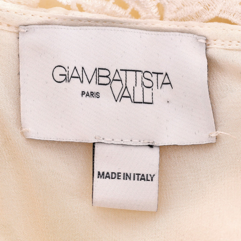 Giambattista Valli Guipure Lace Cape Dress. Size 38IT