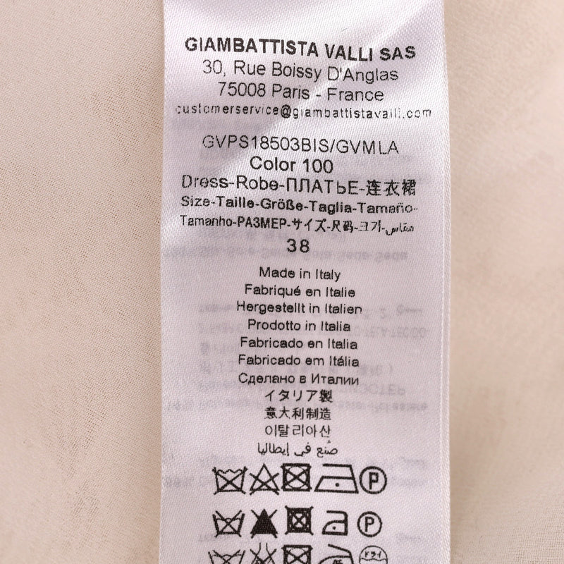 Giambattista Valli Guipure Lace Cape Dress. Size 38IT