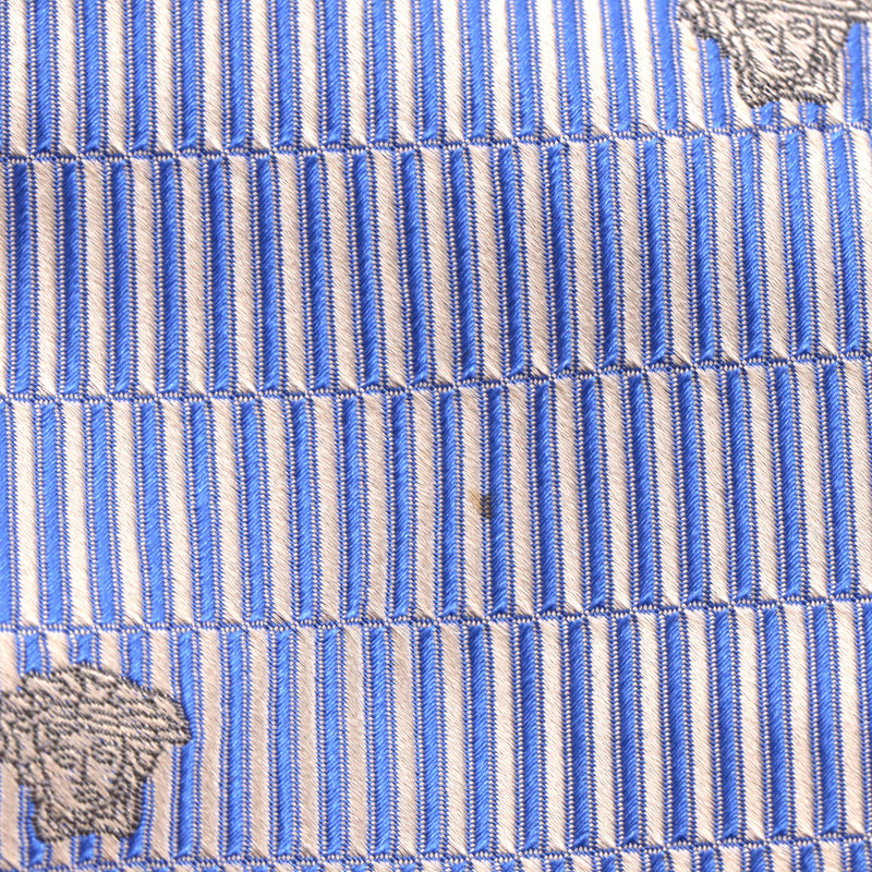 Ganni Versace Medusa Print Silk Tie