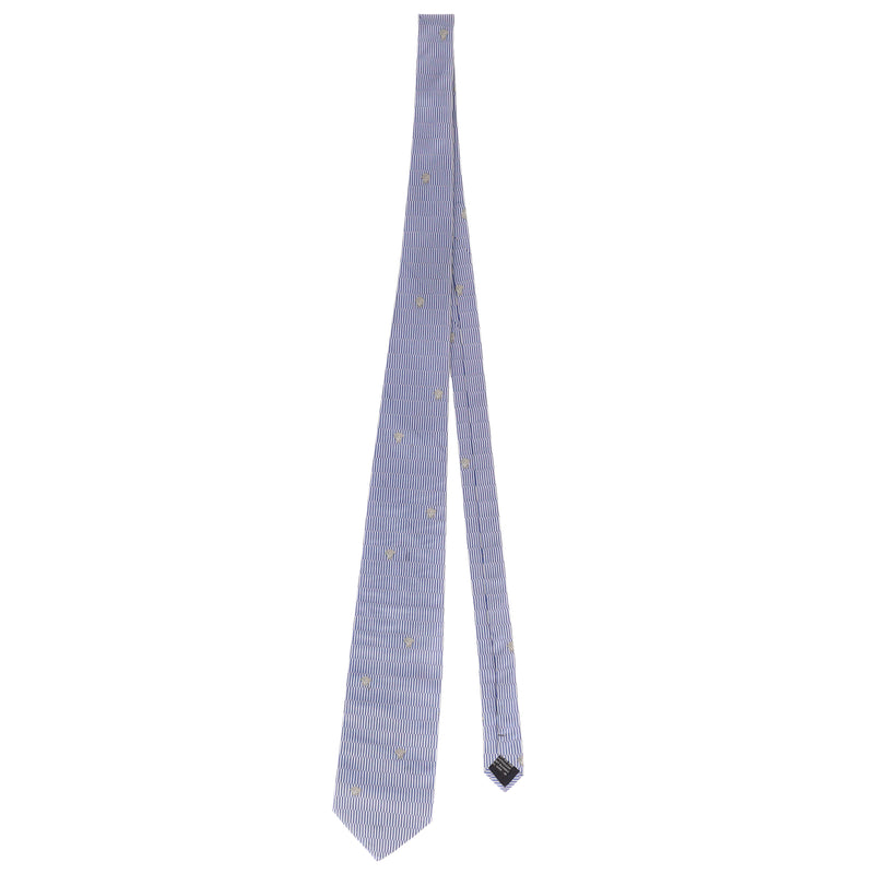 Ganni Versace Medusa Print Silk Tie