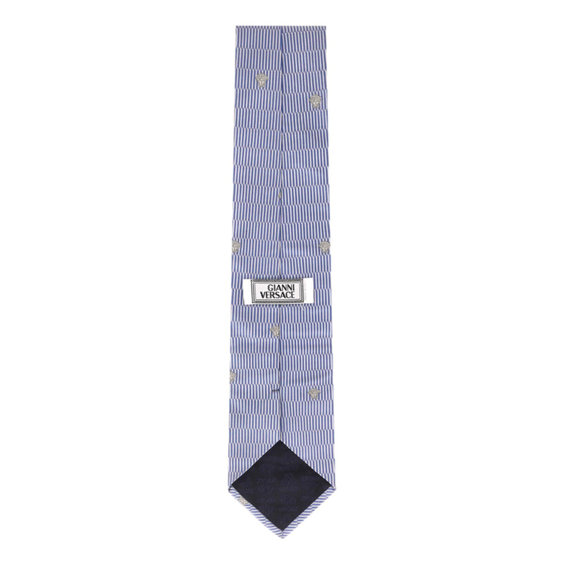 Ganni Versace Medusa Print Silk Tie