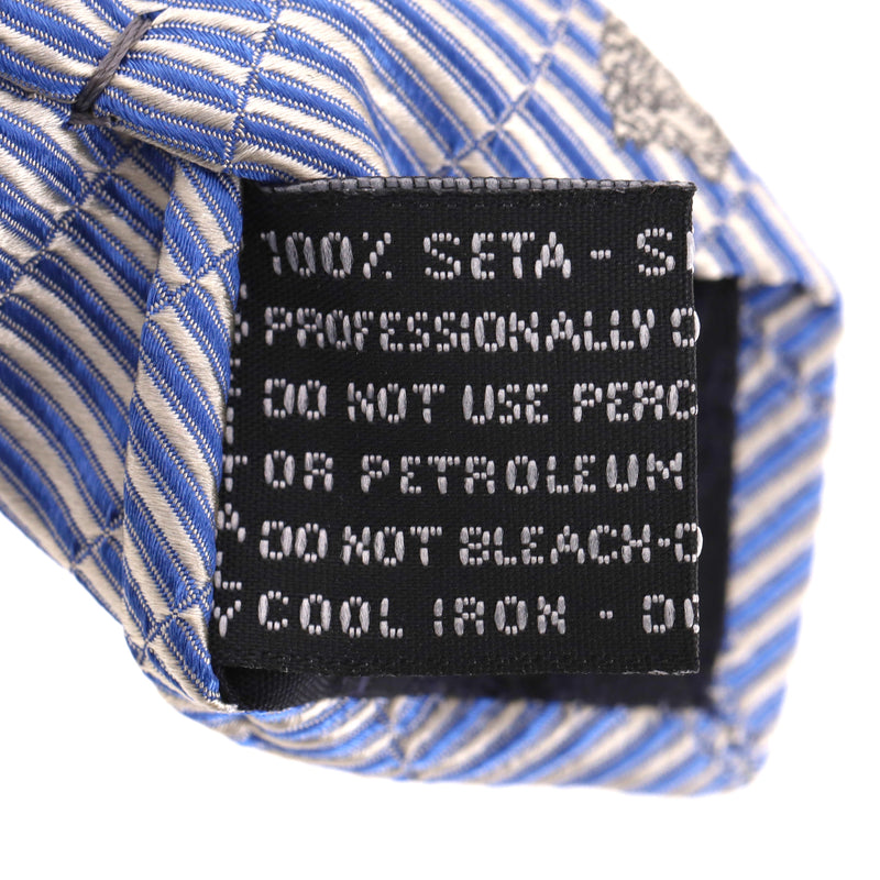 Ganni Versace Medusa Print Silk Tie