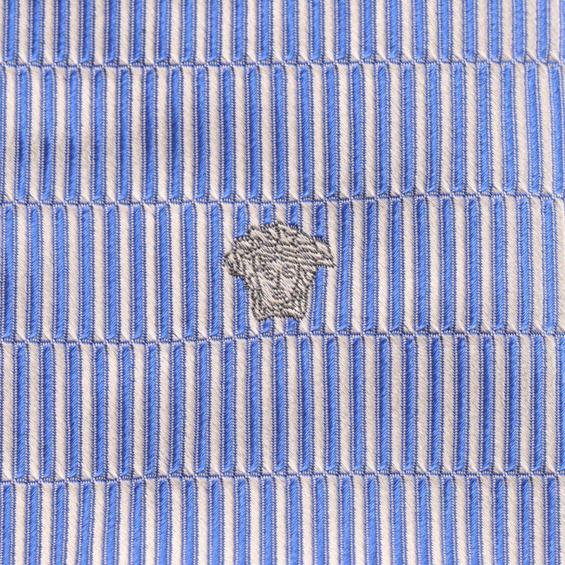 Ganni Versace Medusa Print Silk Tie