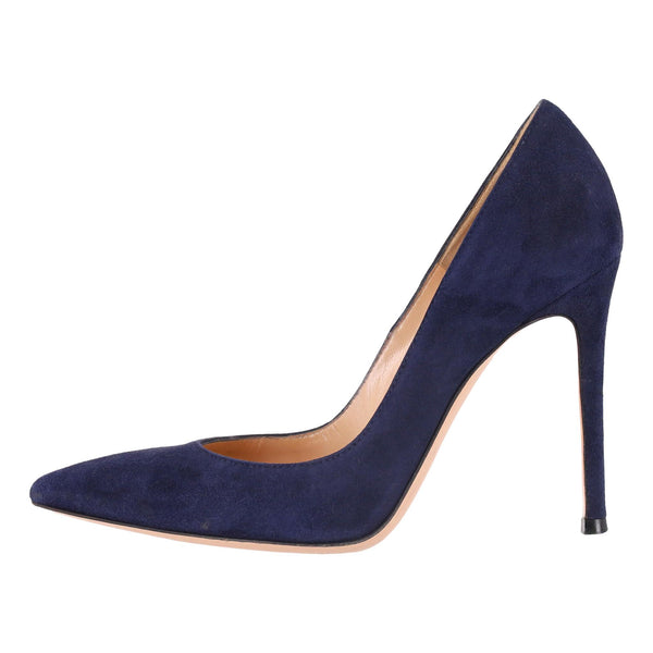 Gianvito Rossi Suede Court Pumps. Size 35.5