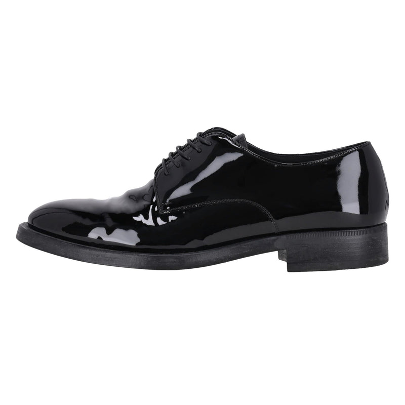 Giorgio Armani Patent Leather Derby Shoes. Size 43