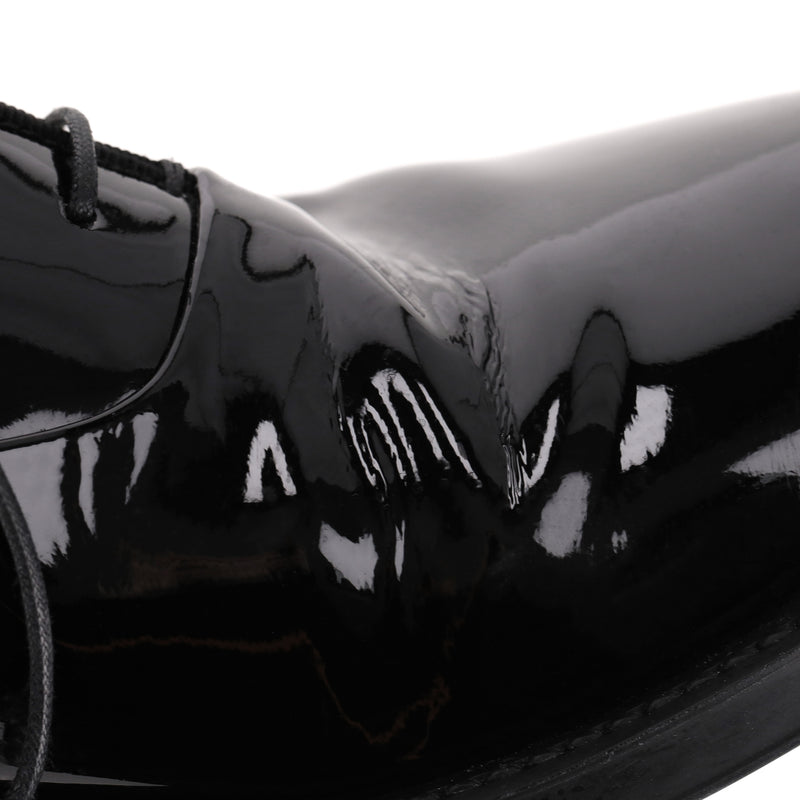 Giorgio Armani Patent Leather Derby Shoes. Size 43