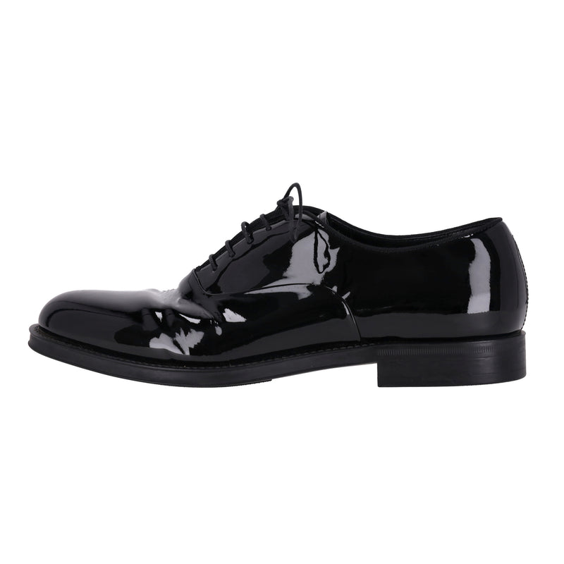 Giorgio Armani Patent Leather Derby Shoes. Size 43