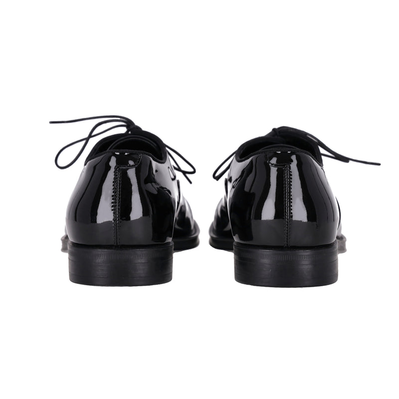 Giorgio Armani Patent Leather Derby Shoes. Size 43