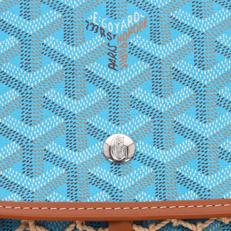 Goyard Goyardine Ltd Edition Net Aligre Raffia Mesh Tote Bag