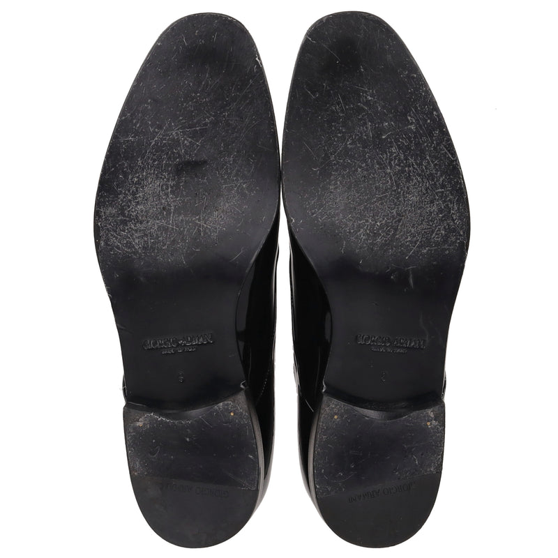 Giorgio Armani Patent Leather Derby Shoes. Size 43