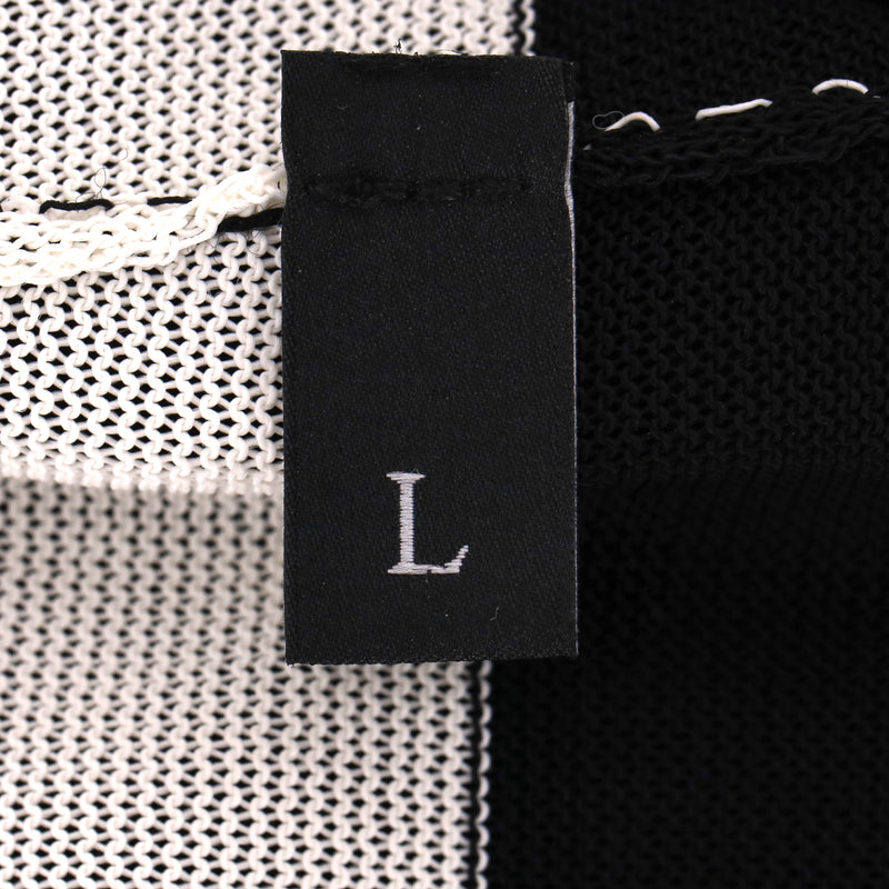 Gucci Striped Dress with 'GG' Pearl Buttons. Size L