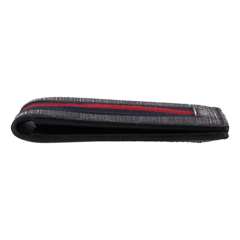 Gucci GG Supreme Monogram Web Stripe Bi-Fold Wallet
