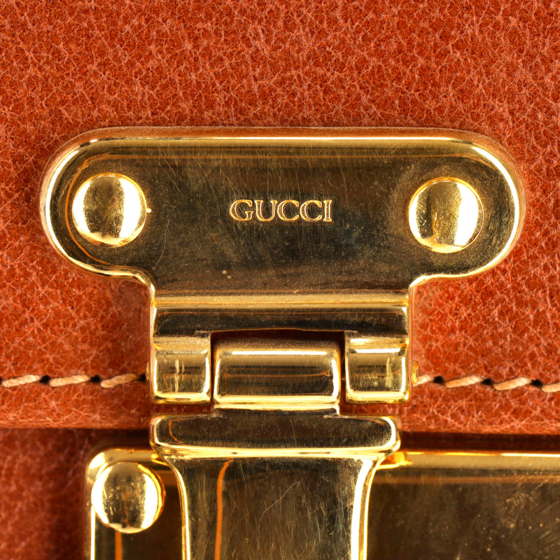 Gucci Vintage All-Over 'Gucci' Logo Canvas Vanity Case