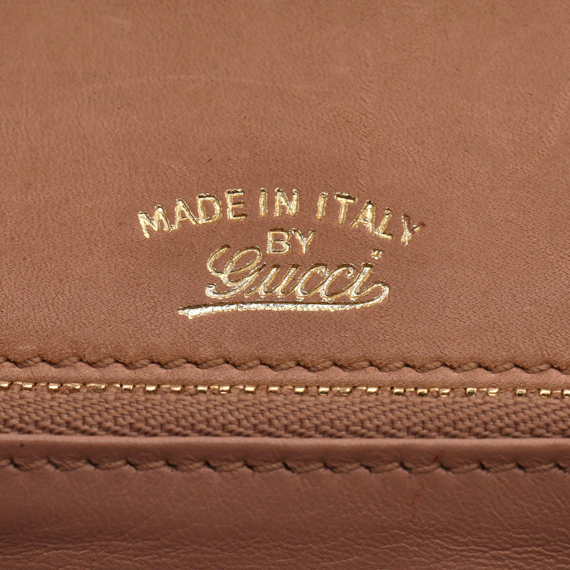 Gucci Calfskin Interlocking GG Medium Chain Shoulder Bag