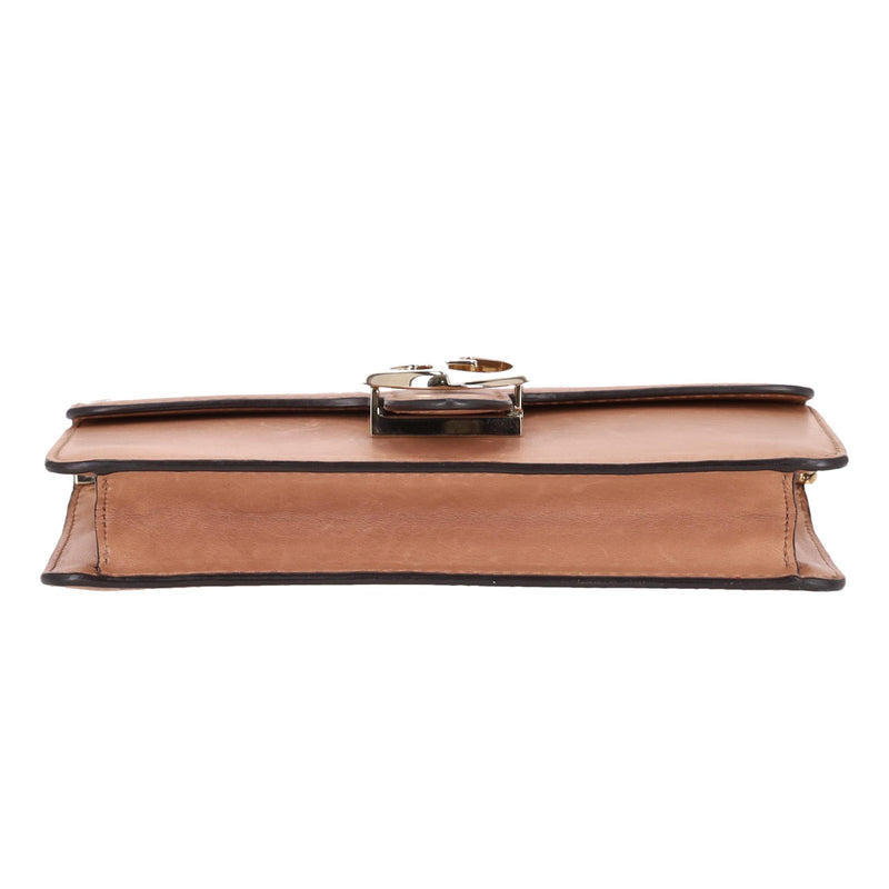 Gucci Calfskin Interlocking GG Medium Chain Shoulder Bag